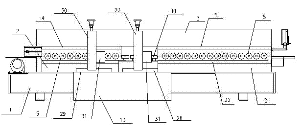 Dual-trimming door pocket edge banding machine