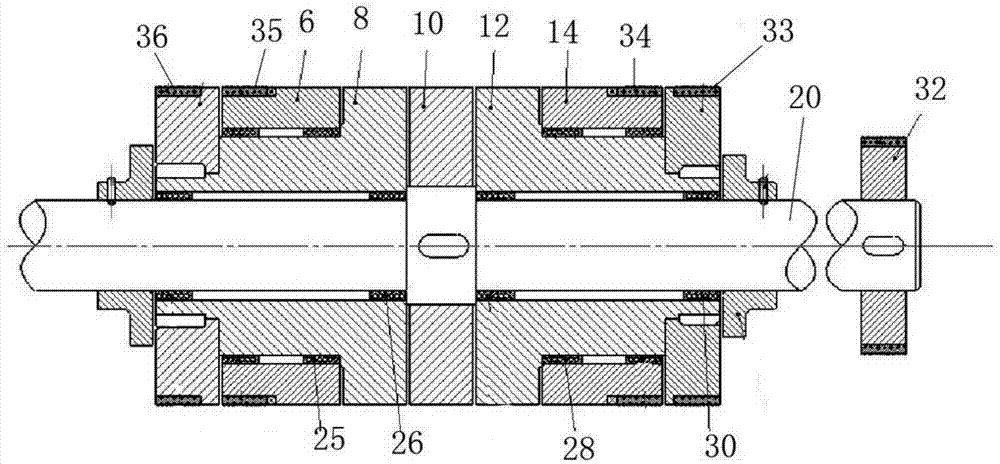 Mixed color spinning achievement method and device based on five primary color CMYKW rough yarn coupling drafting