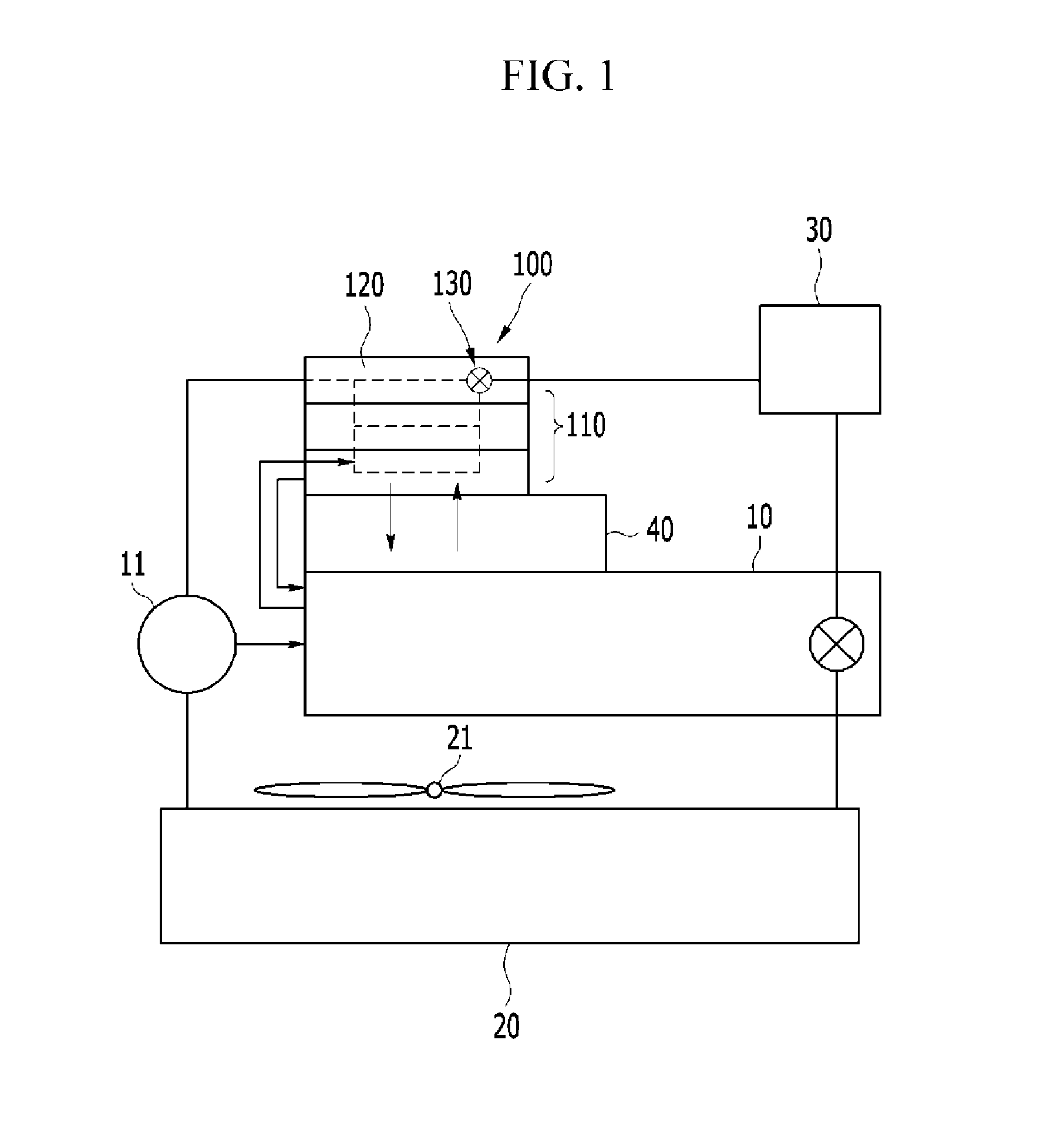 Heat exchanger for vehicle