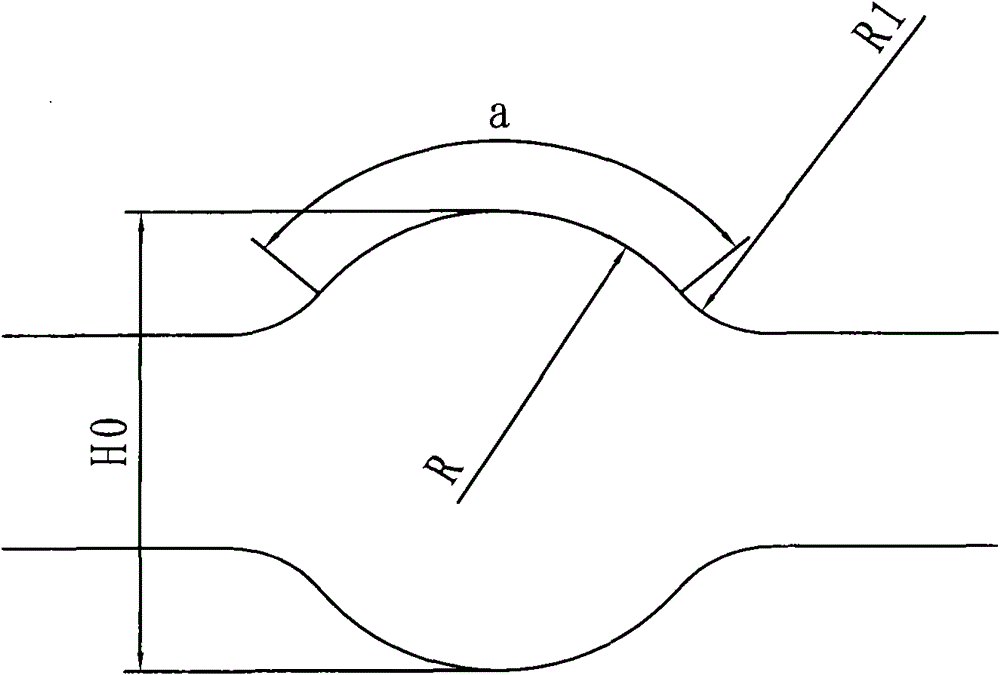 Large-specification steel rod diameter fixing hole pattern and diameter fixing process