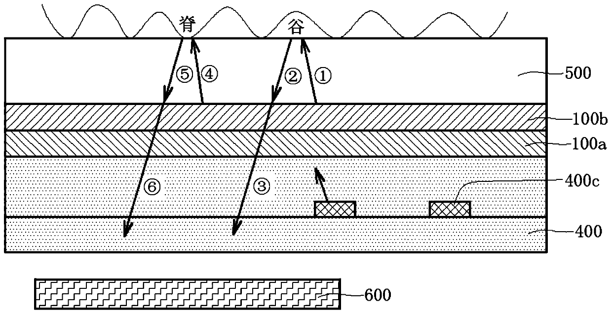 Under-screen optical fingerprint imaging device