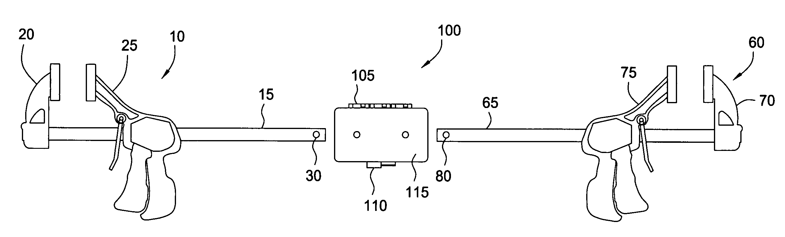 Coupling for a clamp