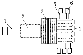 Automatic specification sorting and conveying line for shrimps