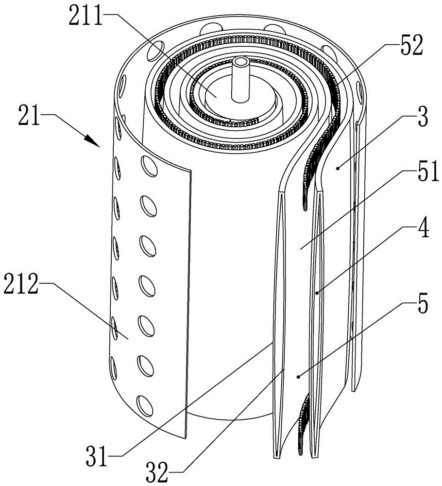 High flux rolled EDI assembly, assembly method thereof and desalting method