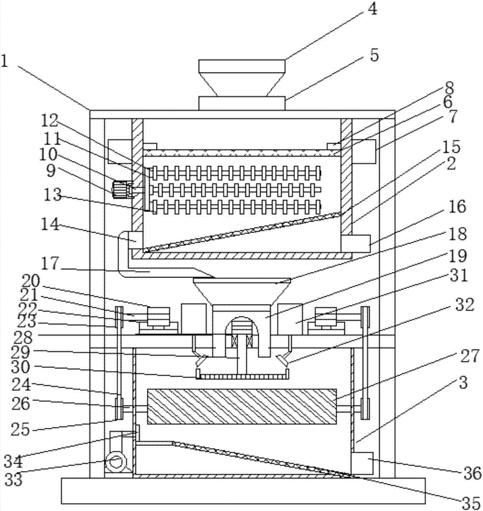 Efficient polishing device capable of keeping rice grain quality