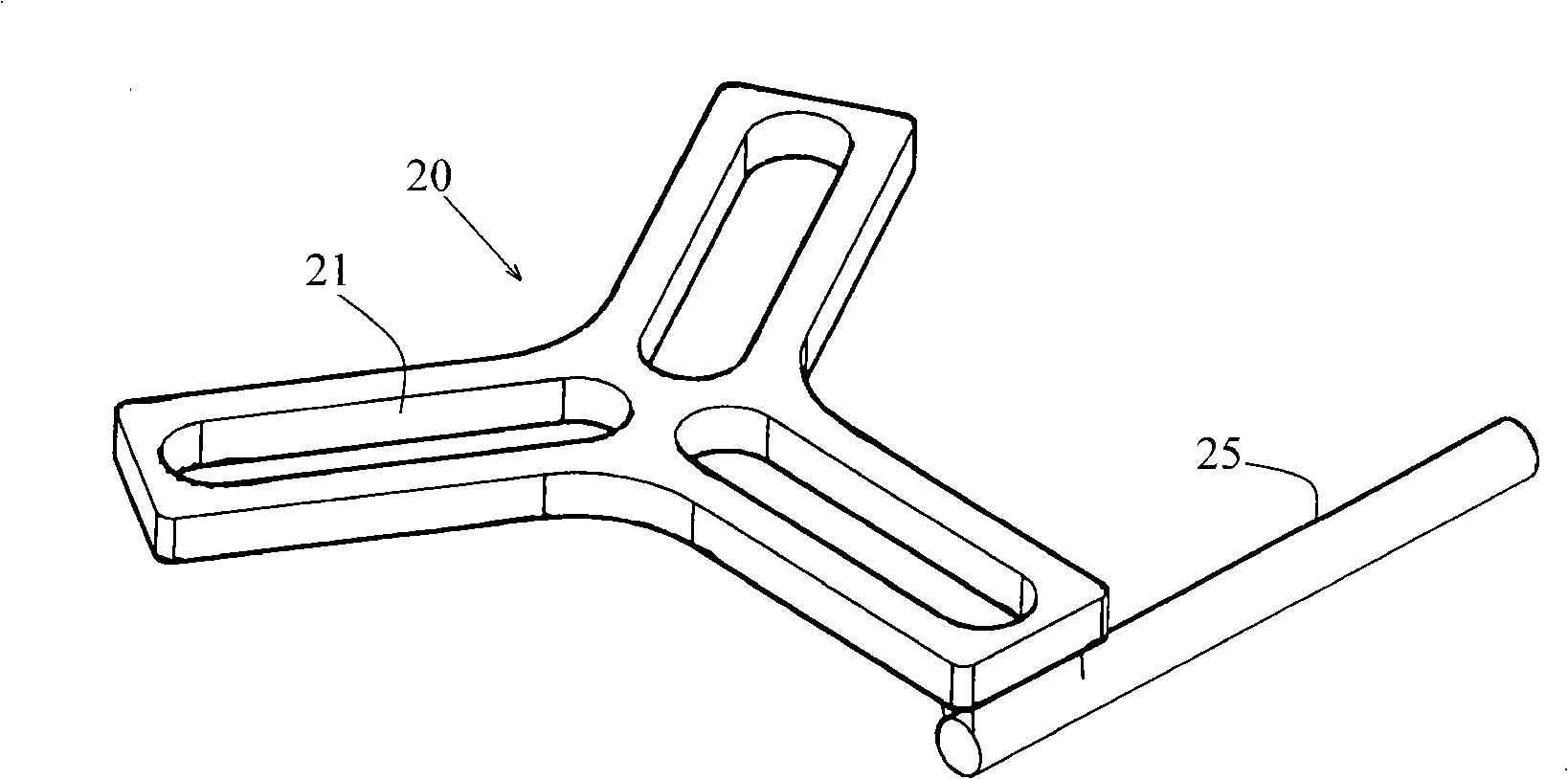 Hollow screw internal fixation guide pin locater of femoral neck fracture