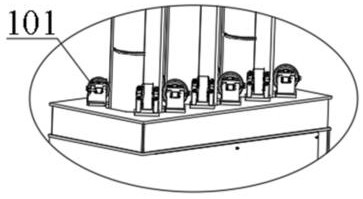 Ladle refining furnace electrode adjusting system