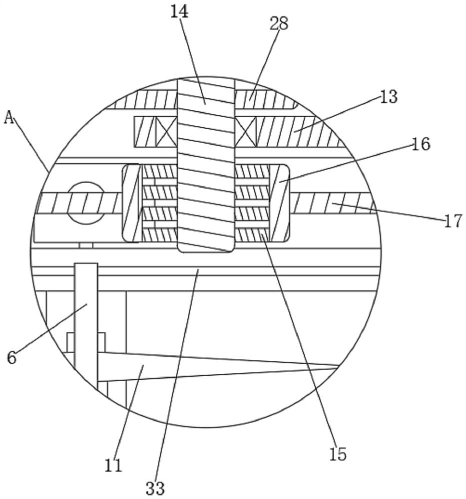 A spinning device for polyester production