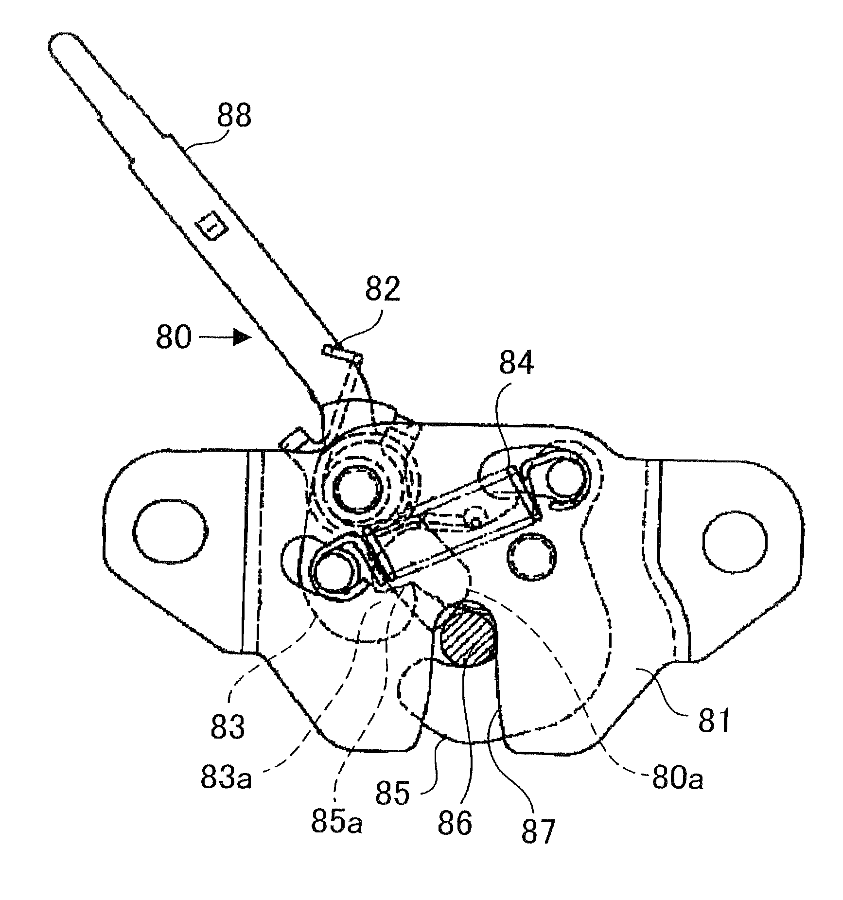 Locking device for vehicle