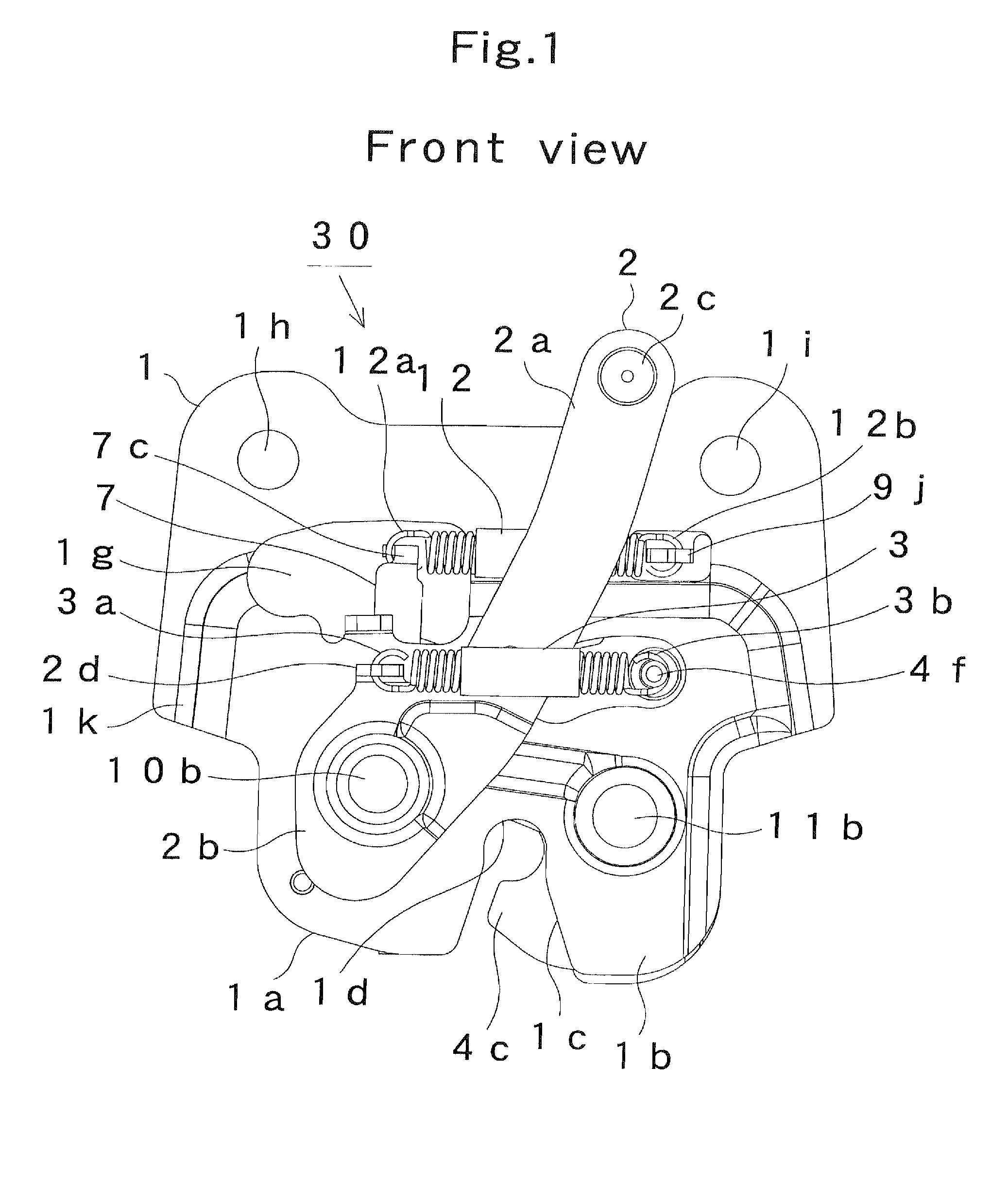 Locking device for vehicle