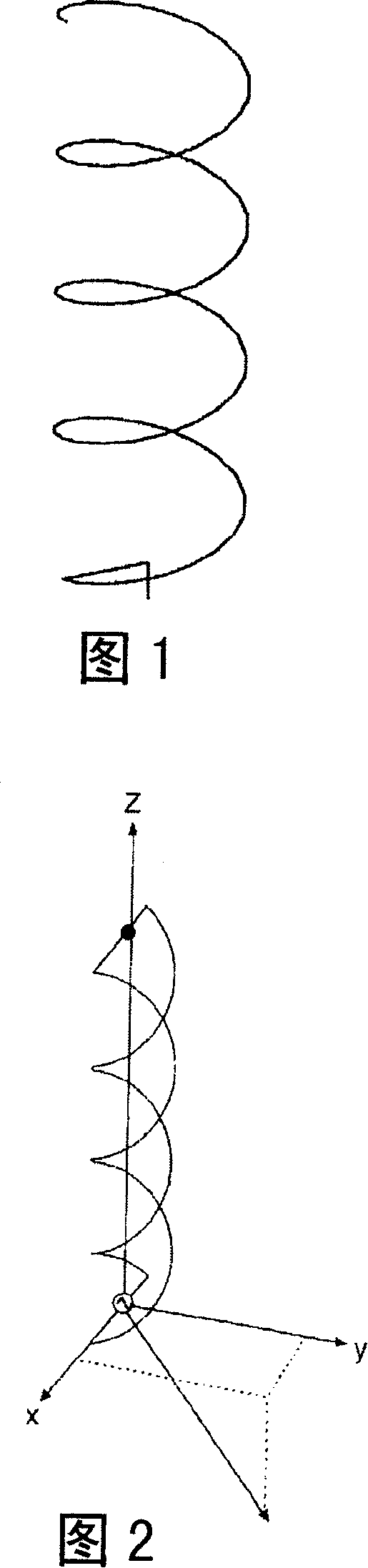 Double-ellipse helical antenna