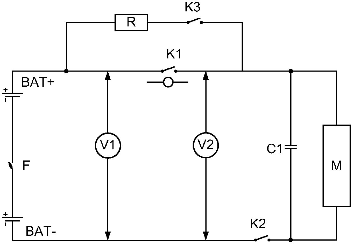 Abnormality protection device for operation of electric vehicle