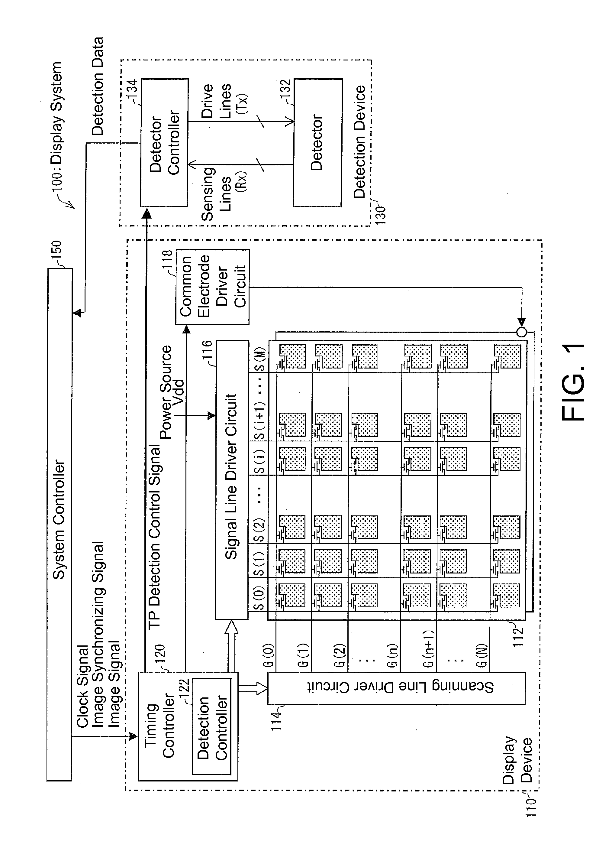 Display device and display system