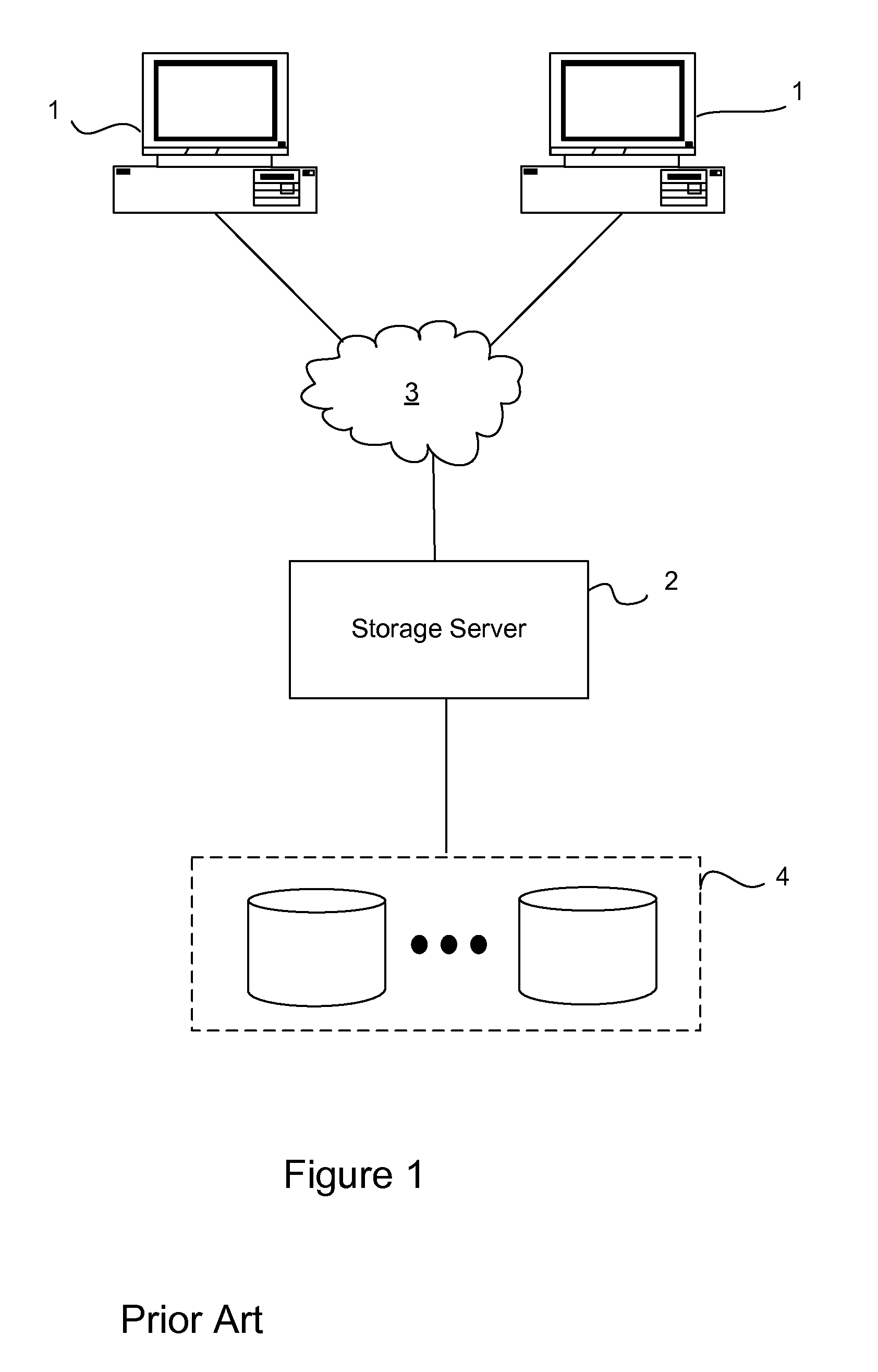 Method and system for storing clients' access permissions in a cache