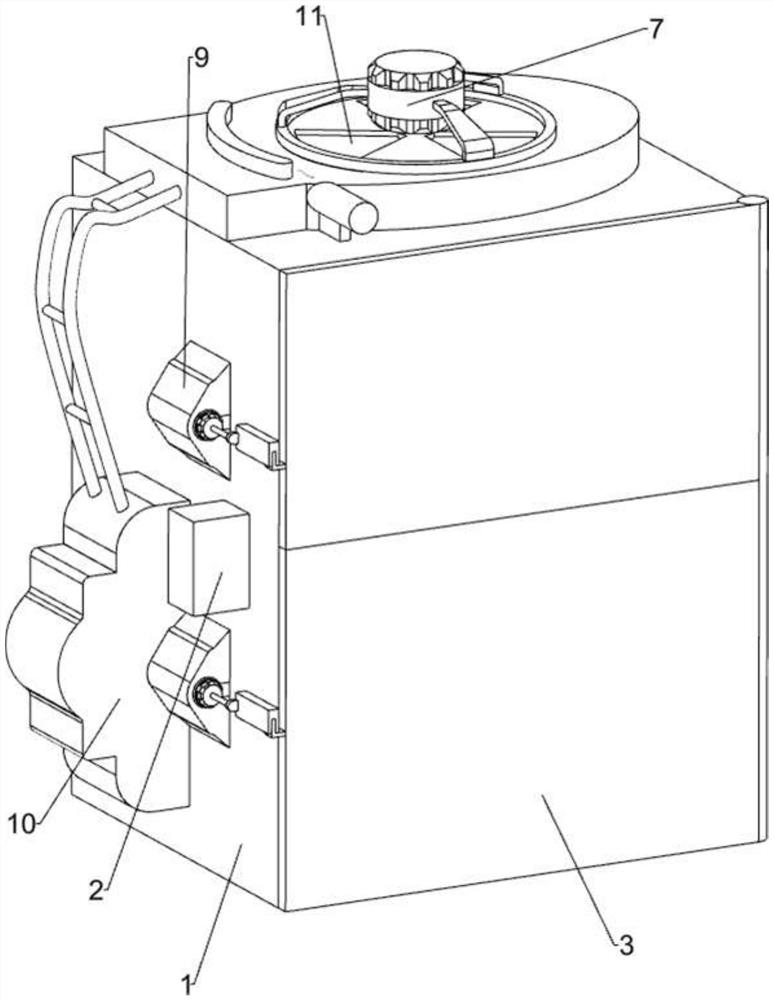 Automatic ventilation and dust removal intelligent compact shelf