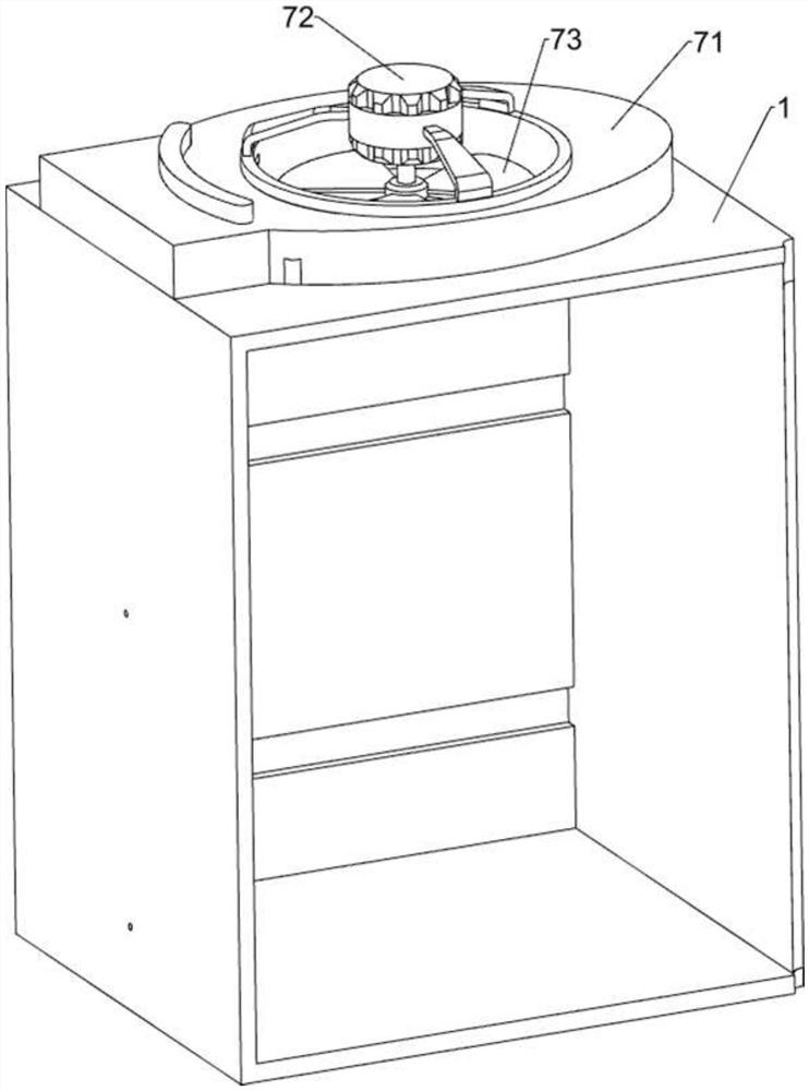 Automatic ventilation and dust removal intelligent compact shelf