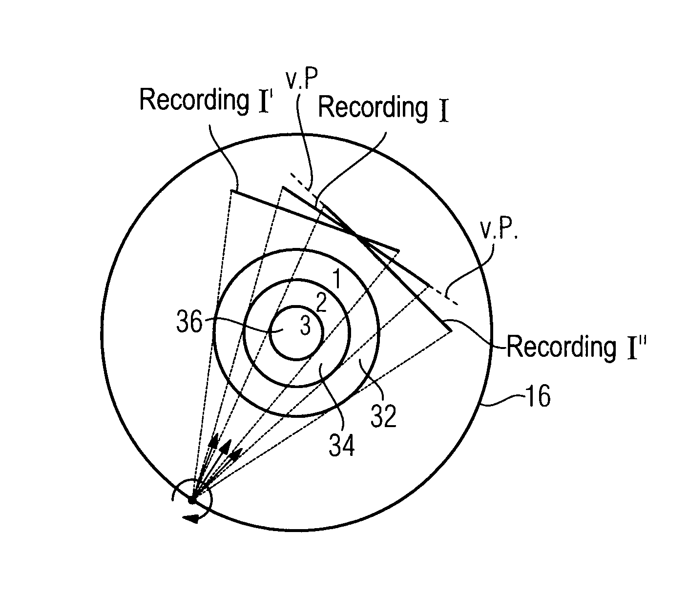 Method for determining gray-scale values for volume elements of bodies to be mapped