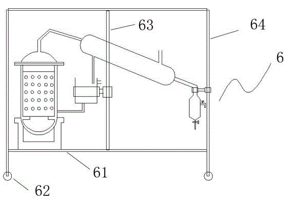 Rose oil distillation purification unit