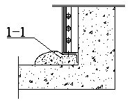 A formwork anti-rot root compensation device