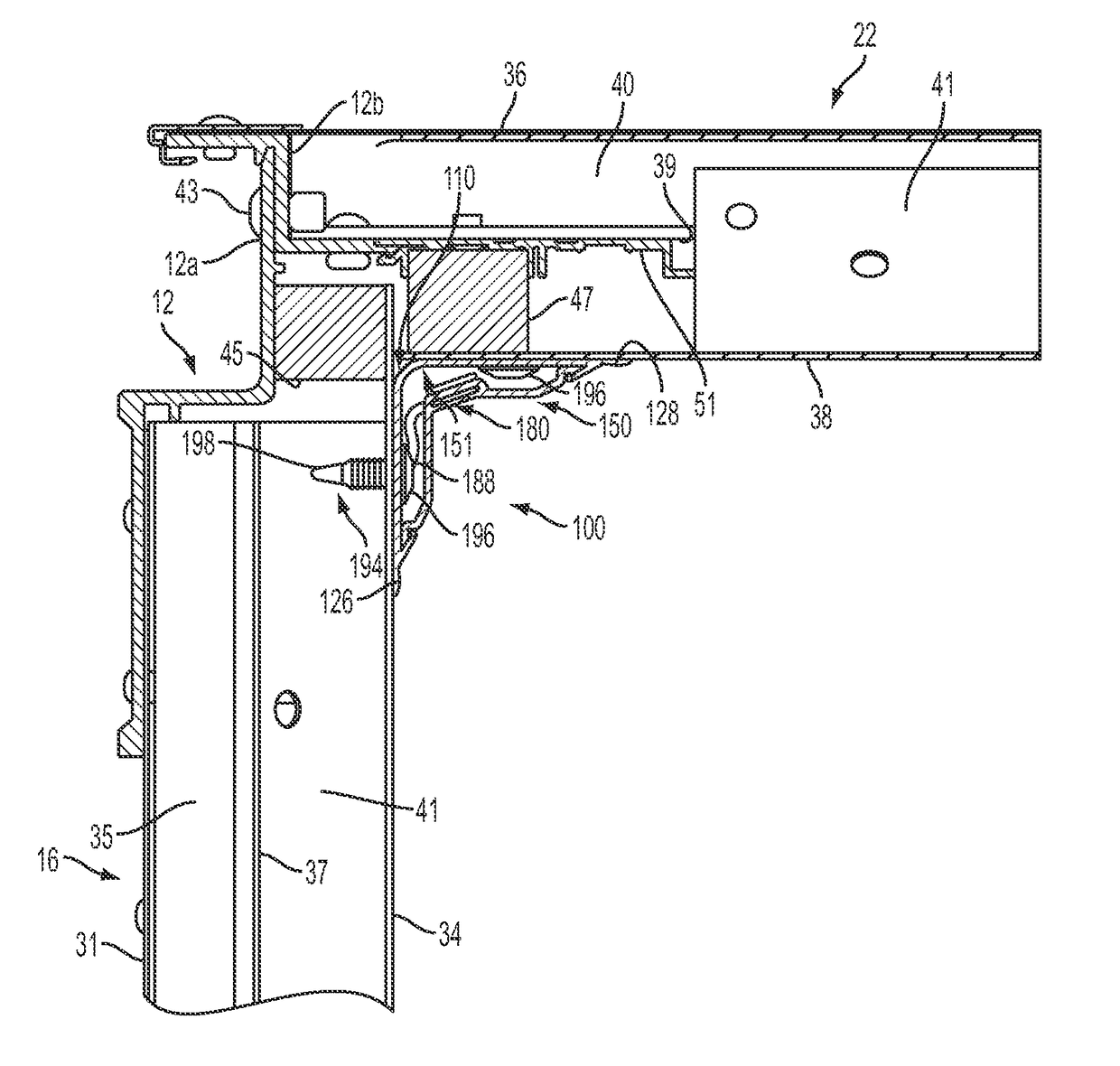 Cargo vehicle and molding assembly for a cargo vehicle