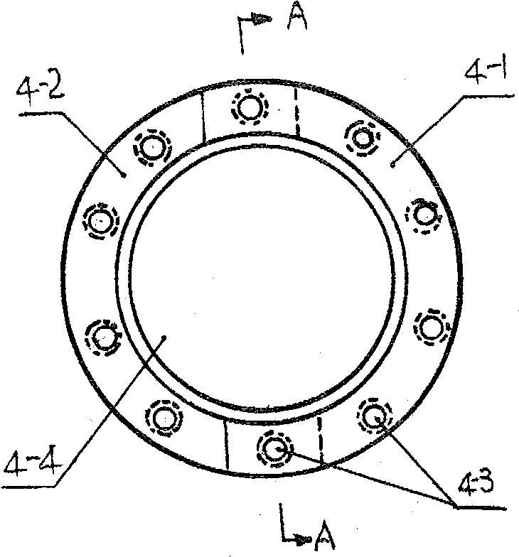 Pumping rod centralizer retainer ring assembling machine