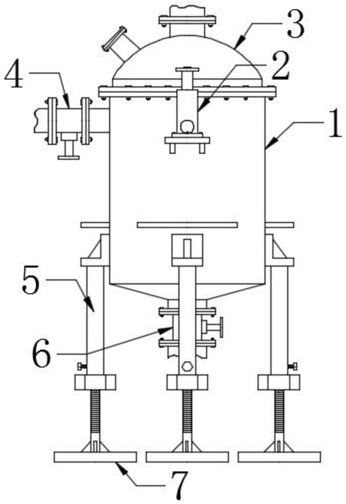 Vacuum distillation wastewater treatment device for electroplated PCB