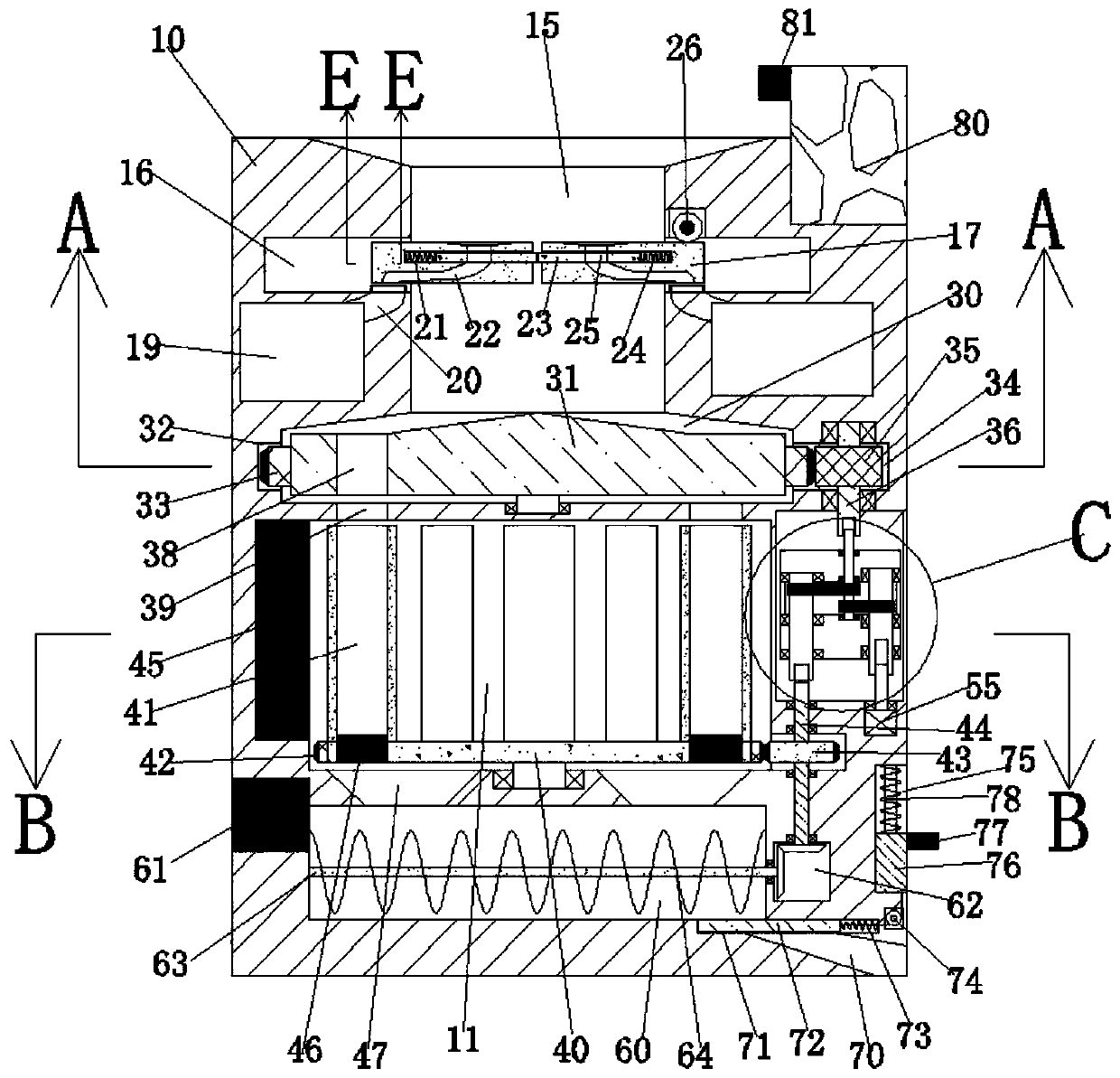 Device for converting sludge into fertilizer