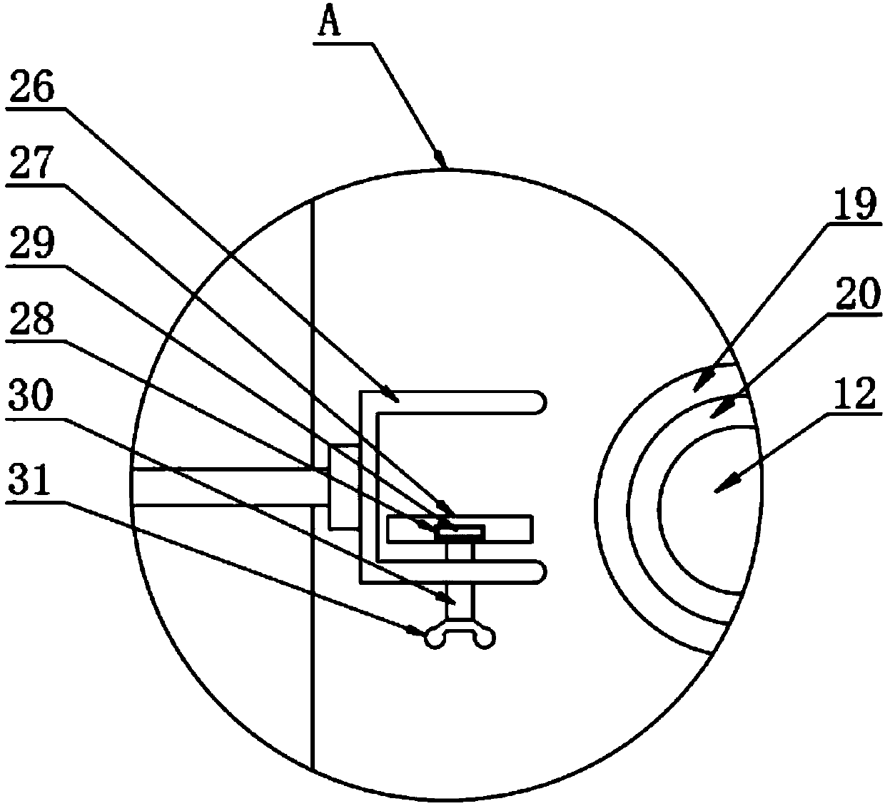 Casting piece grinding robot