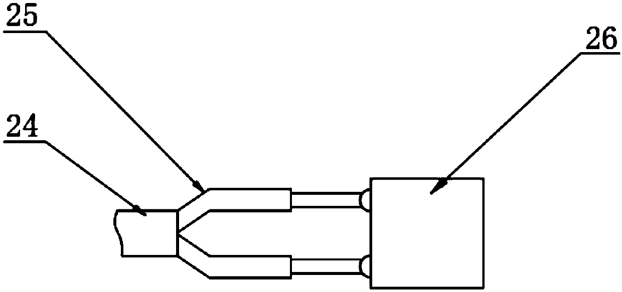 Casting piece grinding robot