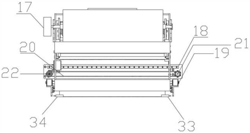 A laser cutting device and a wallpaper laying device