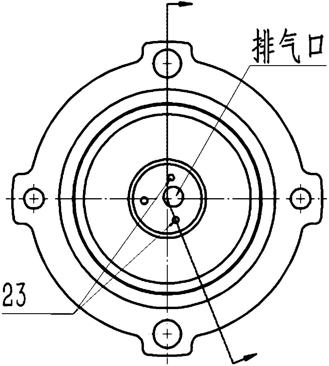 Compressor with two-grade scroll structure