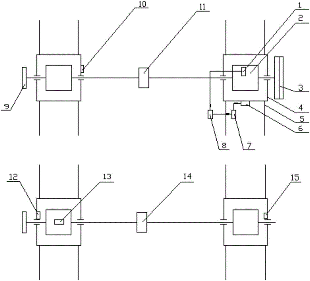 Passenger car ABS brake test bench device