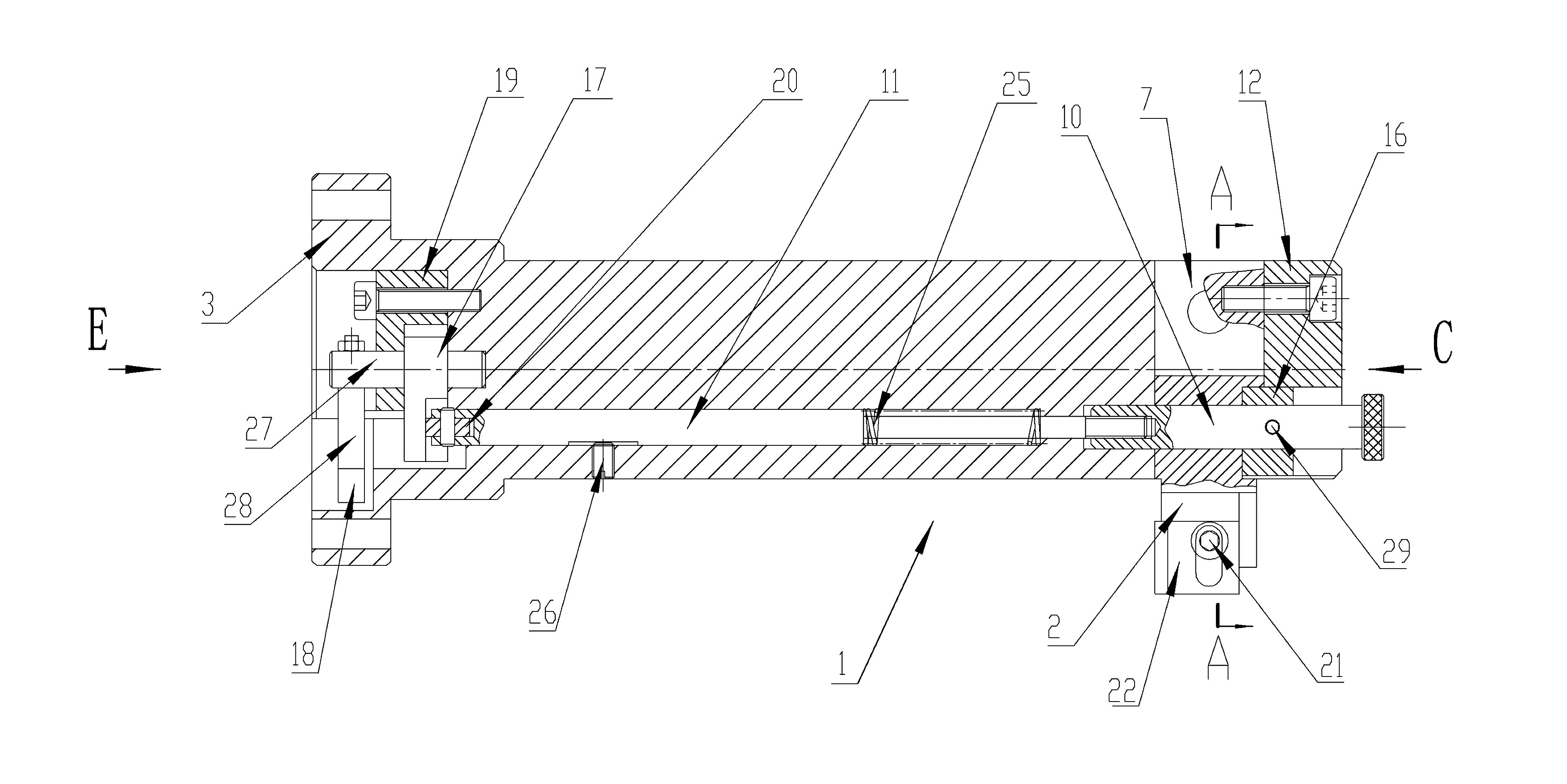 Reverse boring cutter