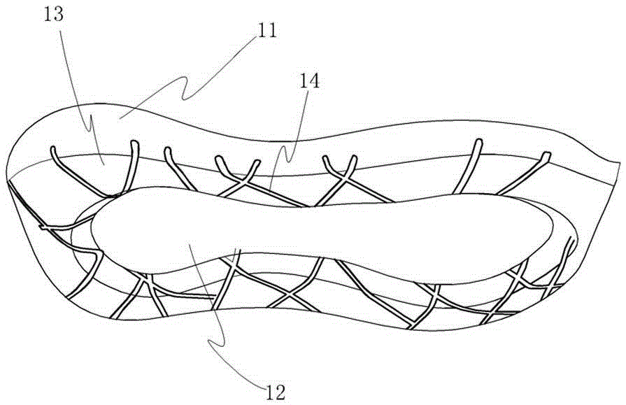 Tire-type running shoe