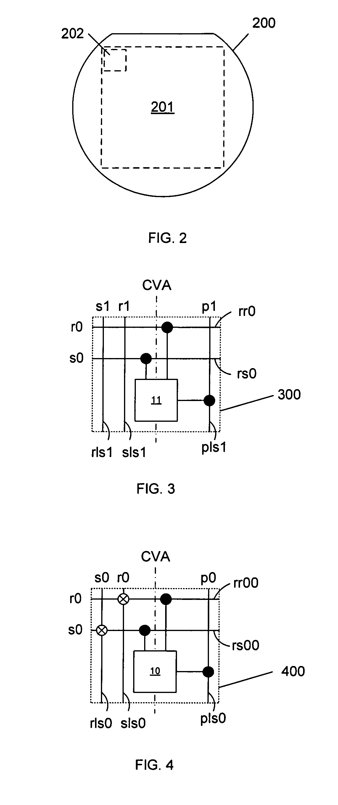 Horizontal row drivers for CMOS image sensor with tiling on three edges