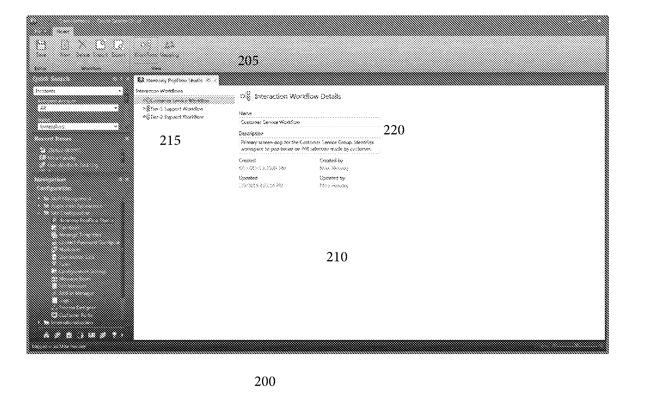 Method, system and apparatus for visual programming of interaction workflows for omni-channel customer contact centers with integrated customer relationship management