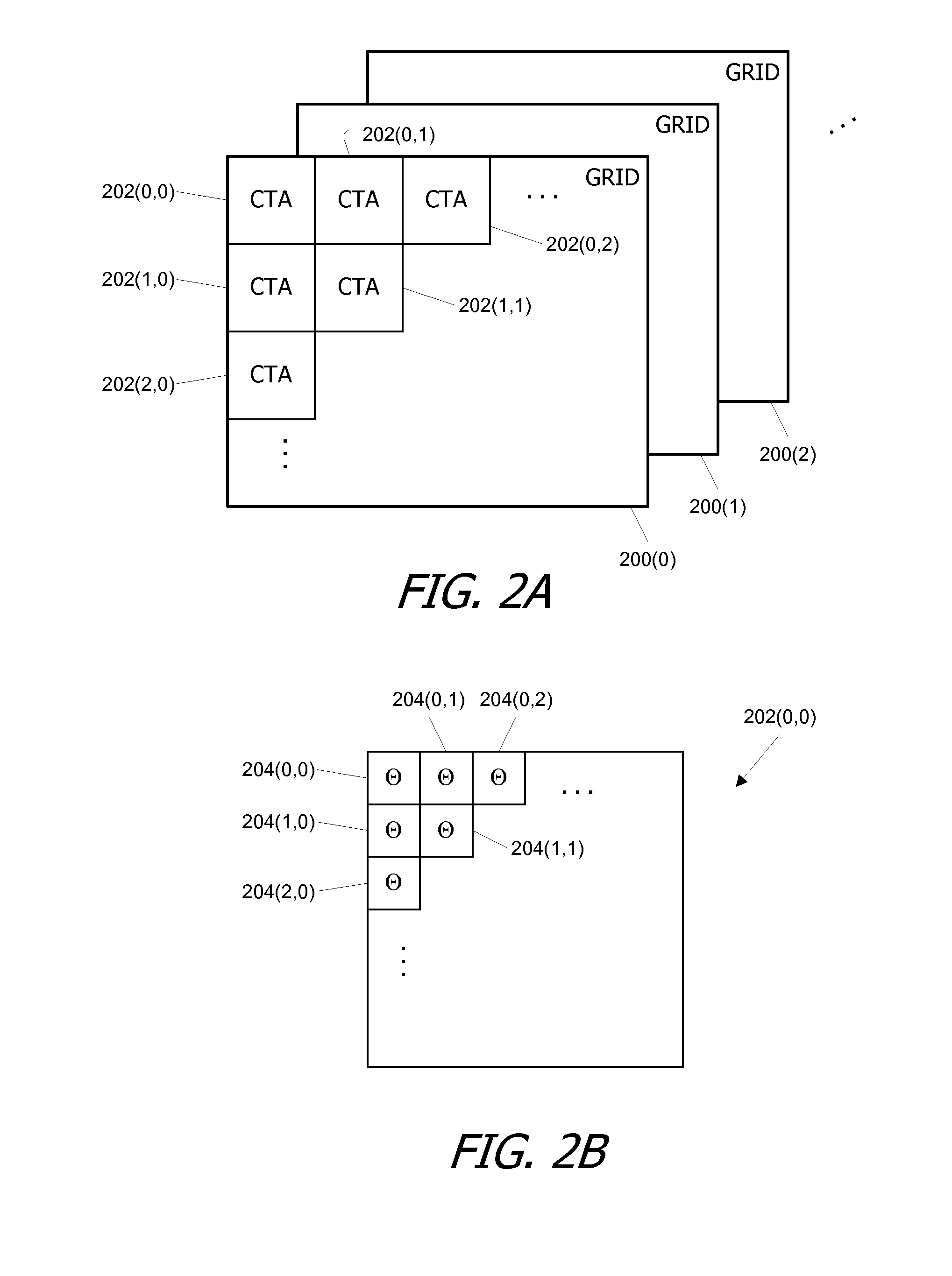 Virtual architecture and instruction set for parallel thread computing