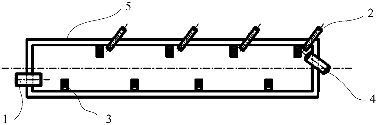 Pesticide mixing device and pesticide mixing method based on multipoint injection