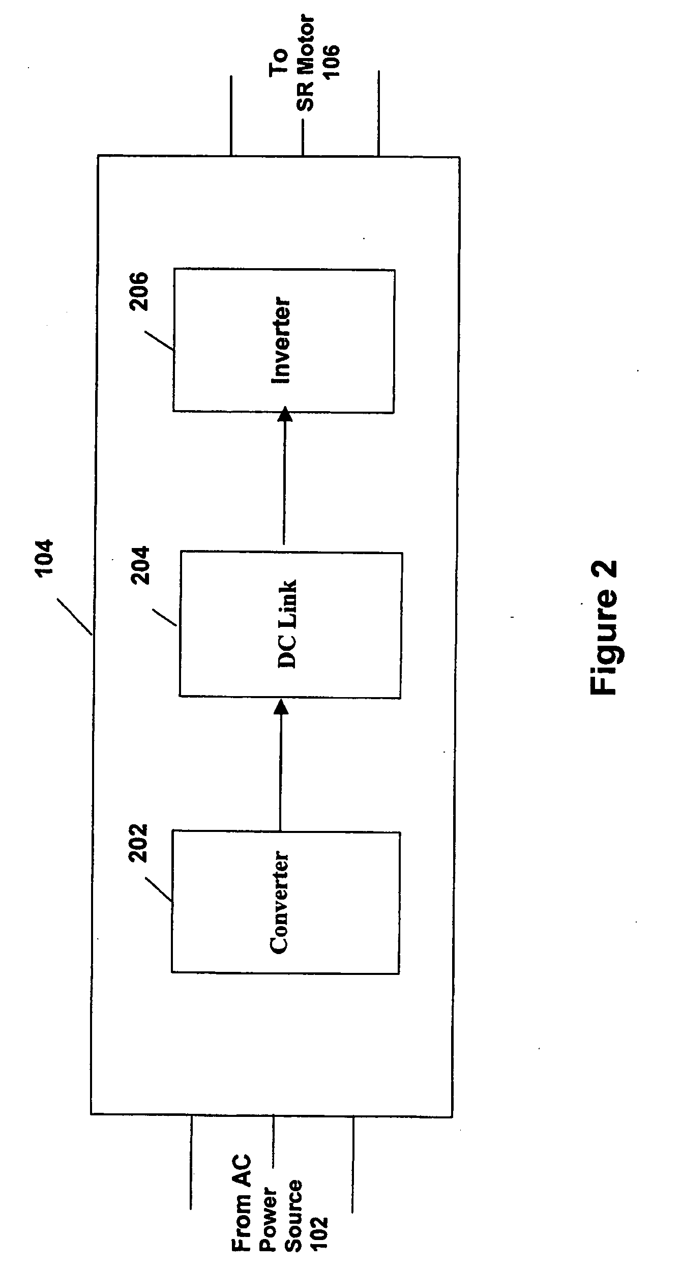 Application of a switched reluctance motion control system in a chiller system