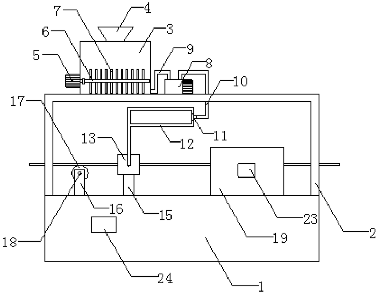 Wiring hardness paint spraying device