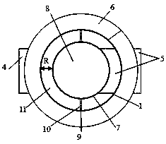 Ecological heat exchange air inlet ground anchor