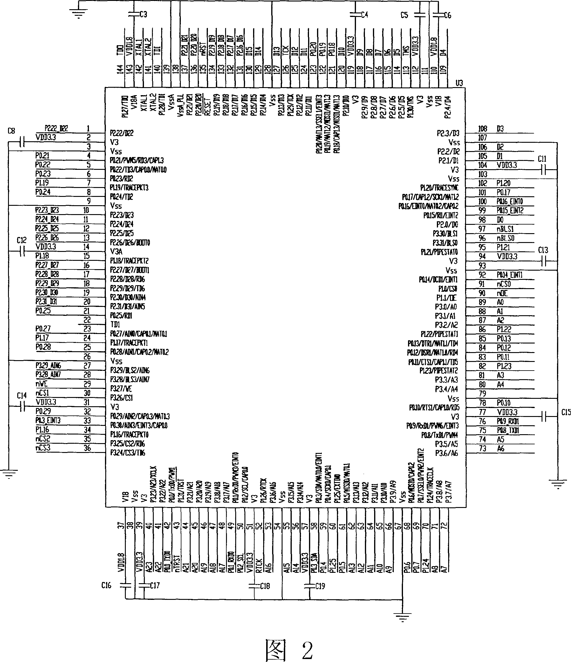 Radio network route measuring instrument