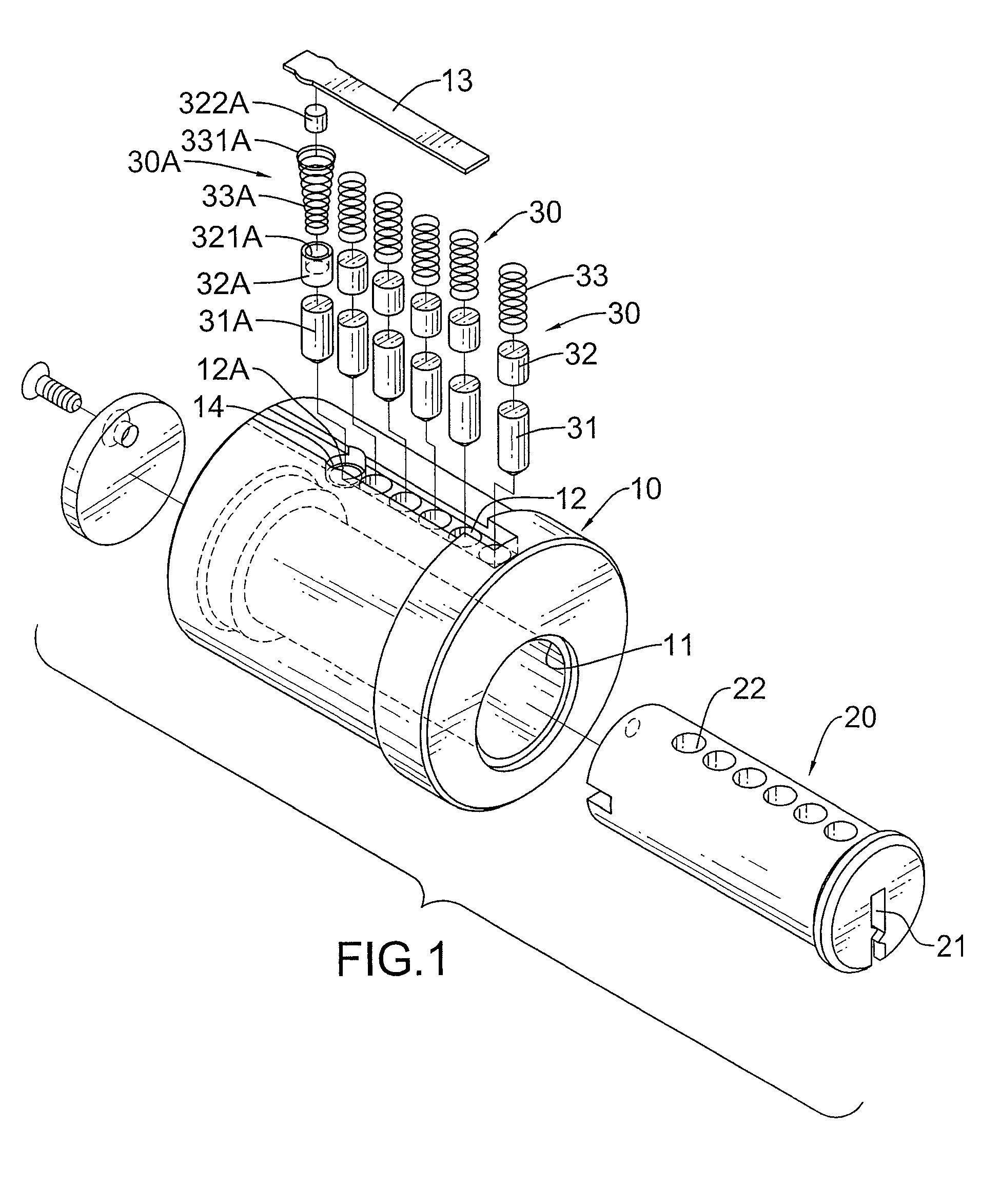 Lock core assembly