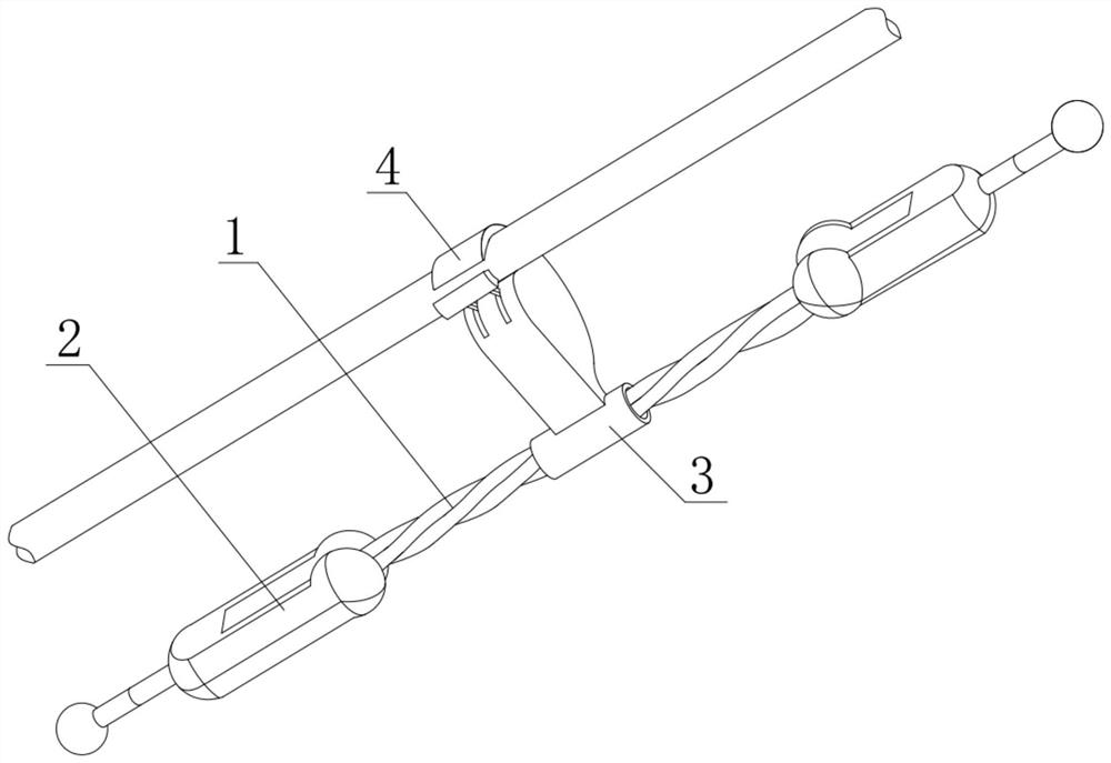 High-altitude wind pressure resistance preventing vibration damper and mounting method thereof