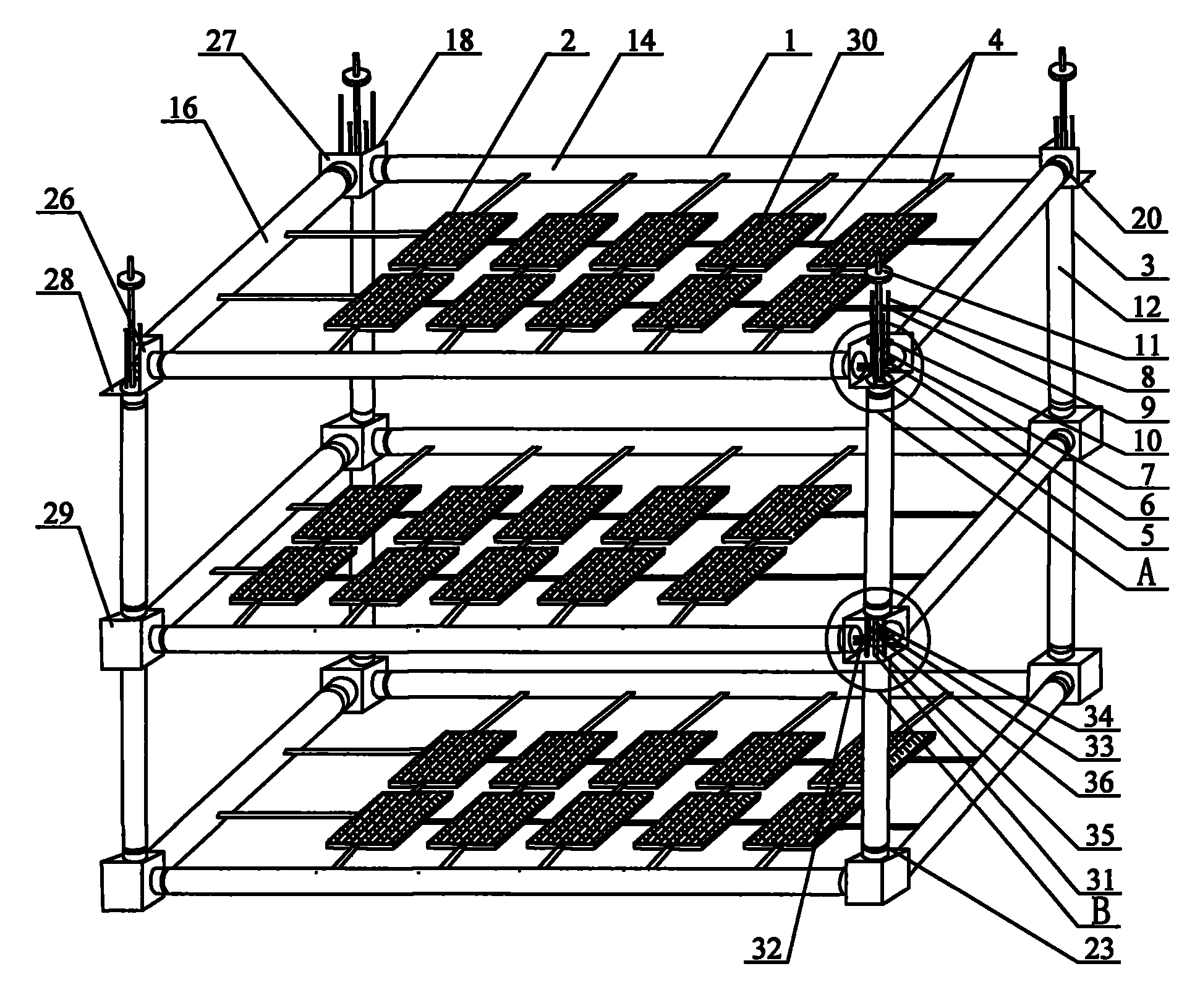 Space fragment and micrometeoroid impact resistant protection mechanism capable of inflating and expanding on rails