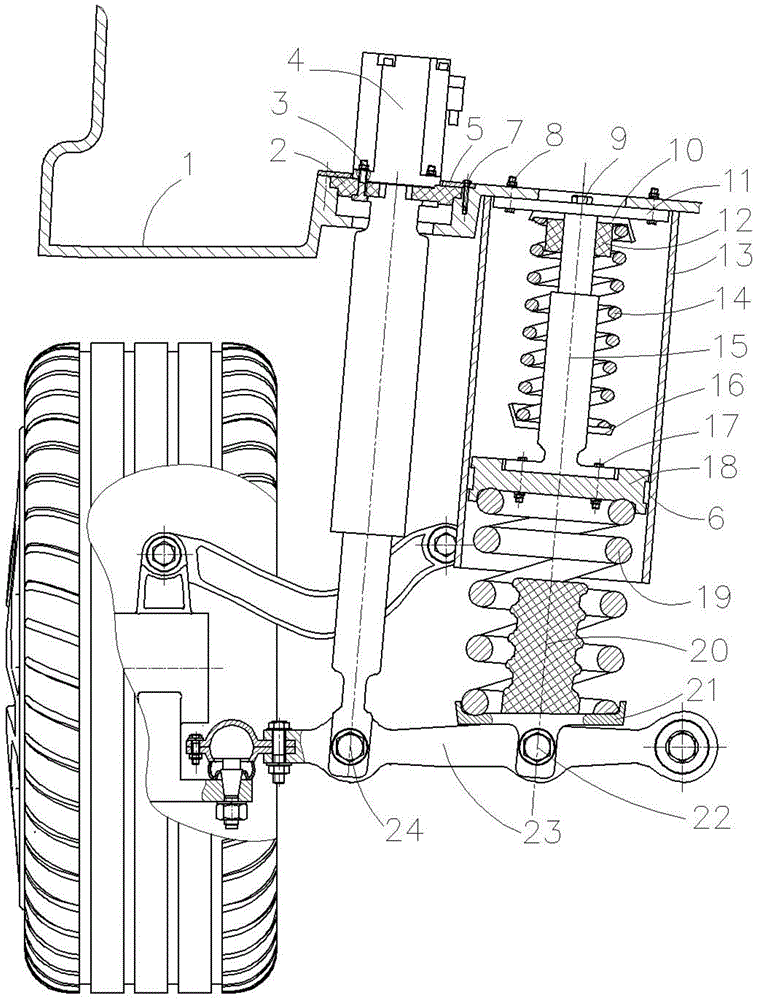 A vehicle energy-fed active suspension system with variable stiffness and damping