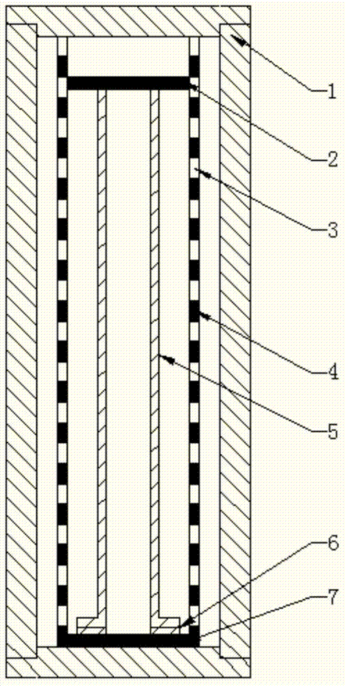 Microwave sintering preparation method of high purity silicon nitride ceramic lift tube for low-pressure casting