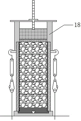 Vibration table-based sample preparation device and vibration table-based sample preparation method for large-scale triaxial test of coarse grained soil