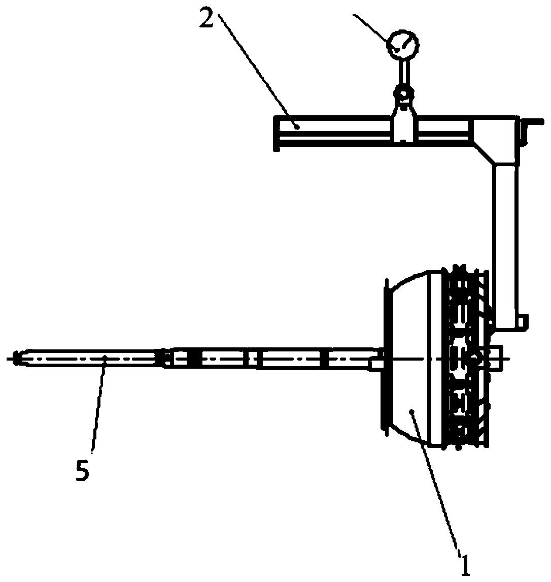 Assembly tool for low-pressure turbine of engine