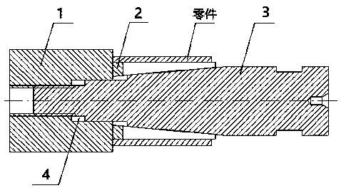 Thin-wall rotary type component cylindrical lathe cutting clamping method and device